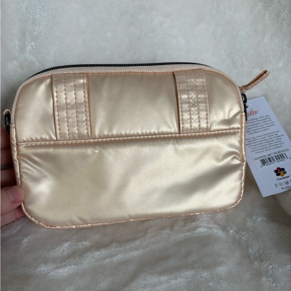 NWT Lug Coupe SE Convertible Crossbody Bag (belt bag, Metallic Rose Gold) - Picture 2 of 6